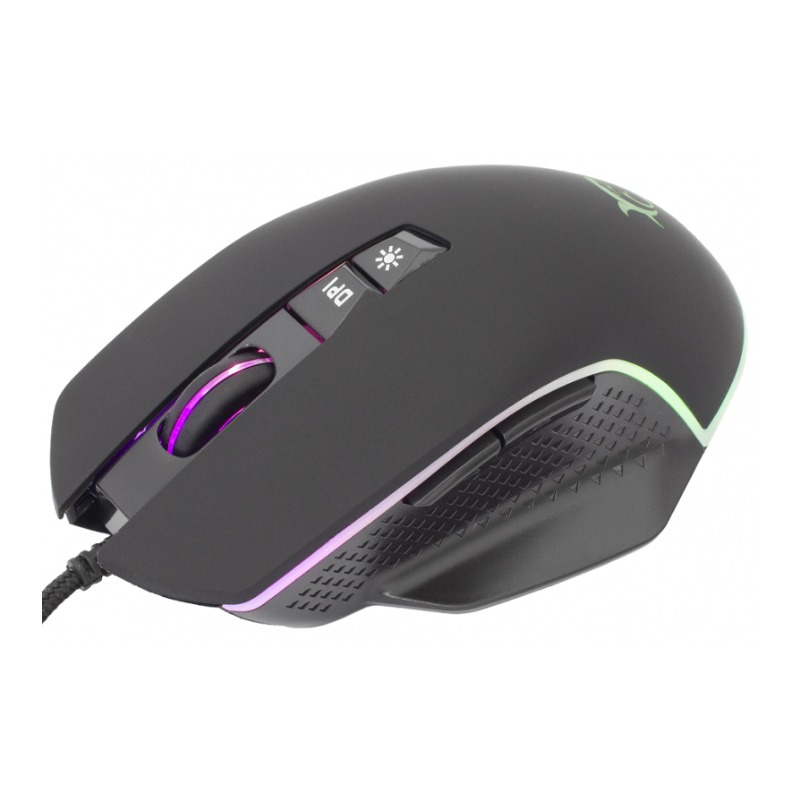 Souris Gamer White Shark de Chasse GARETH GM-5009 Noir RGB, Photo boutique MyTek chez MyTek