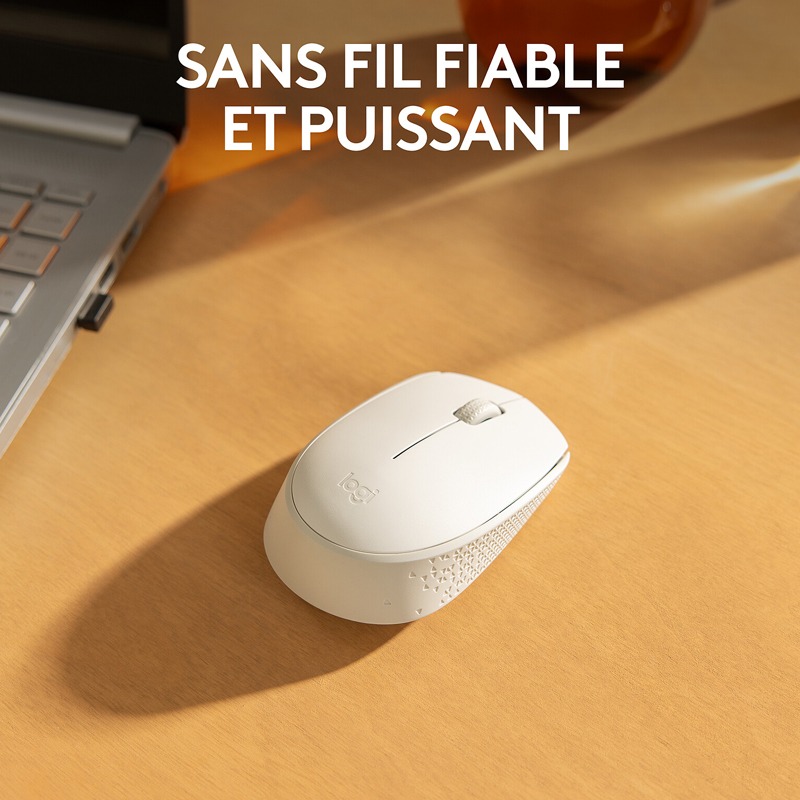 Souris Optique Sans Fil LOGITECH M171 - Blanc - Image 3