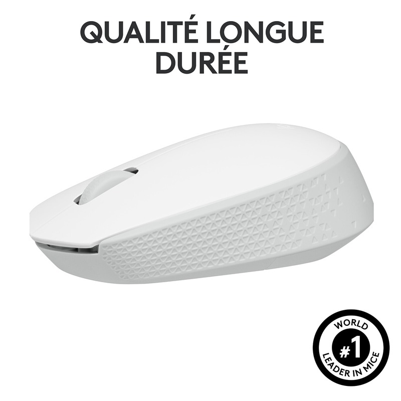 Souris Optique Sans Fil LOGITECH M171 - Blanc - Image 2