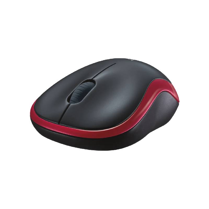 Souris Optique Sans Fil LOGITECH M185 - Rouge   - Image 2