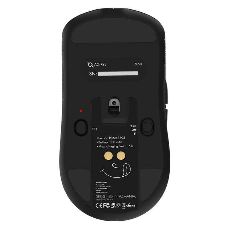 Souris Sans Fil Gamer AQIRYS M60 - Noir - Image 7