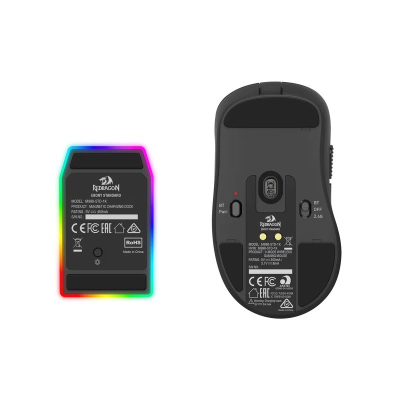 Souris Sans Fil Gamer REDRAGON EBONY M998-STD - Noir   - Image 7