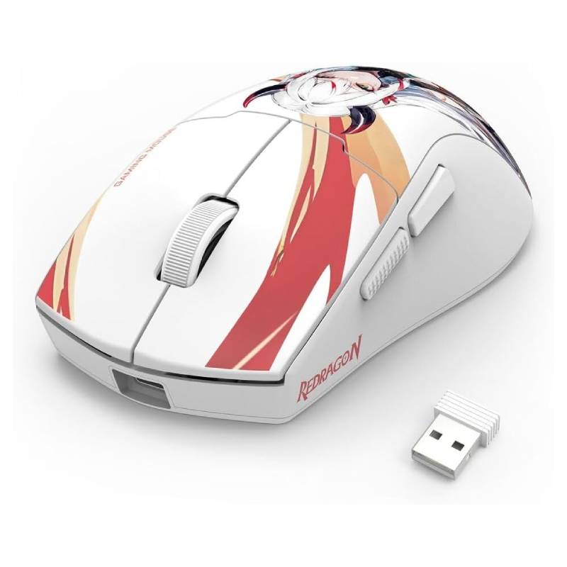 Souris Sans Fil Gamer Redragon K1ng Max - Blanc - Image 2