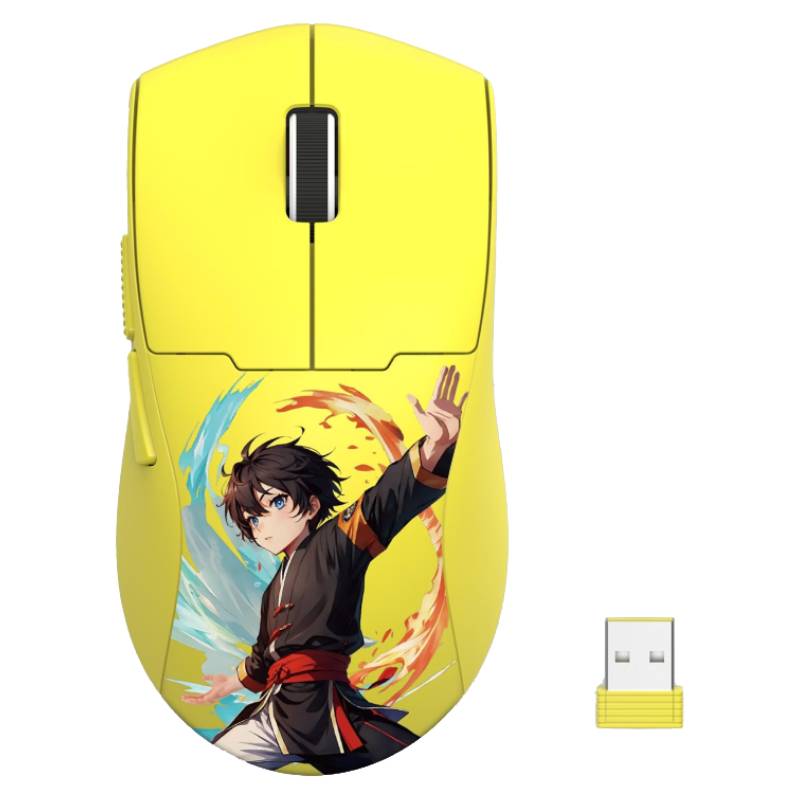 Souris Gamer Sans fil Redragon K1ng M918 Max Jaune, Photo boutique MyTek chez MyTek