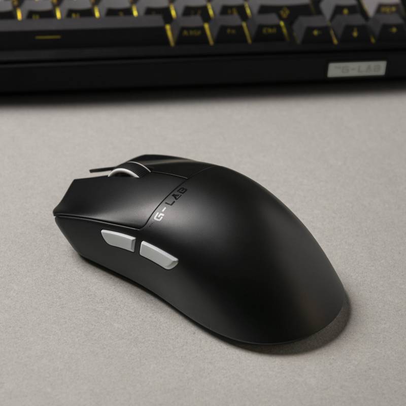 Souris Sans fil Gaming G-LAB Kult Elite M100 Symétrique - Noir - Image 3