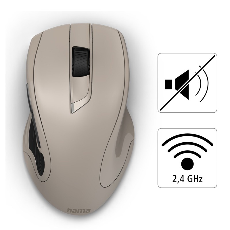 Souris Sans Fil HAMA MW-900 V2 - Beige - Image 5