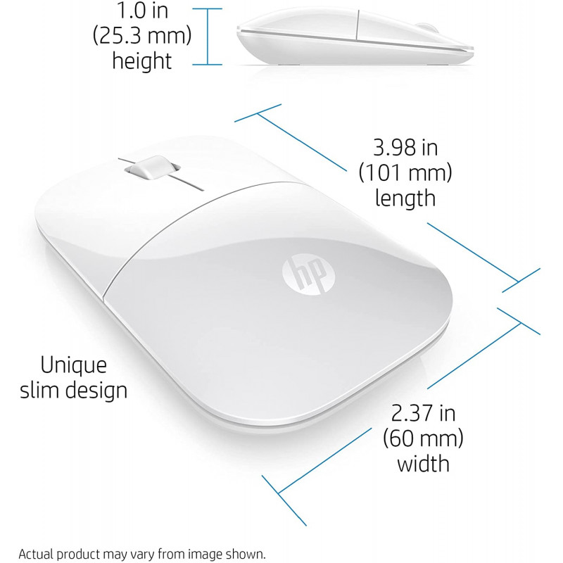 Souris sans fil HP Z3700 - Blanc - Image 5
