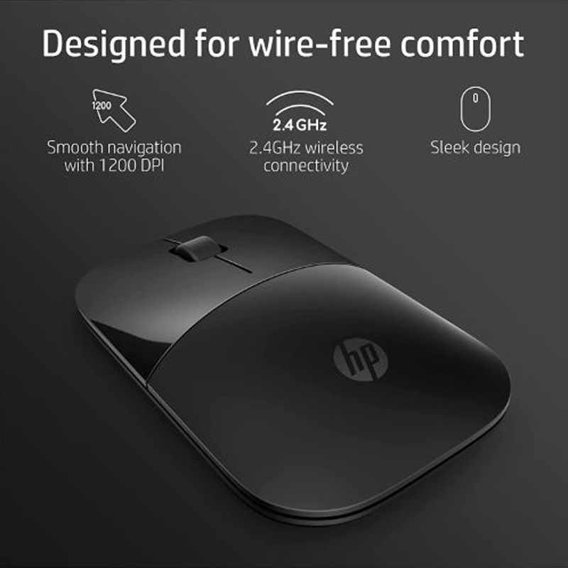 Souris sans fil HP Z3700 - Noir (V0L79AA) - Image 5