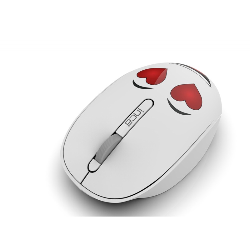 Souris Sans Fil INCA IWM-245RB Avec Design - Blanc - Image 3