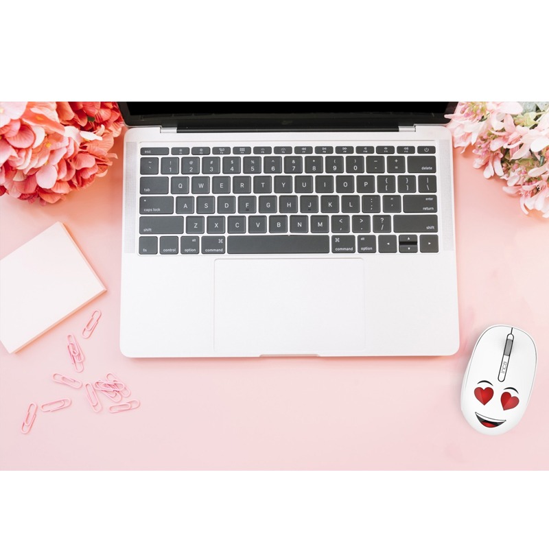 Souris Sans Fil INCA IWM-245RB Avec Design - Blanc - Image 5