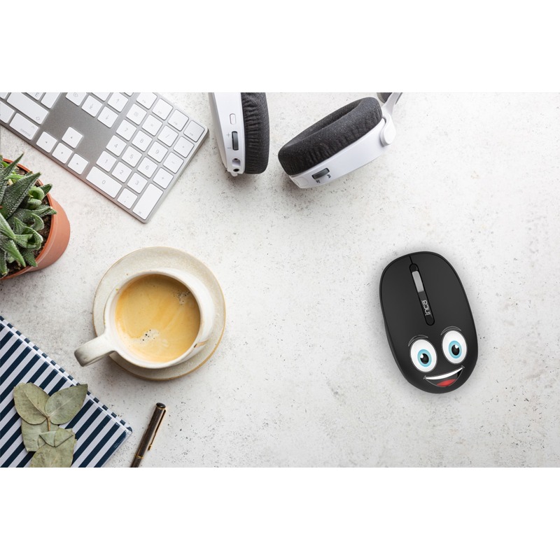 Souris Sans Fil INCA IWM-245RS Avec Design - Noir - Image 6