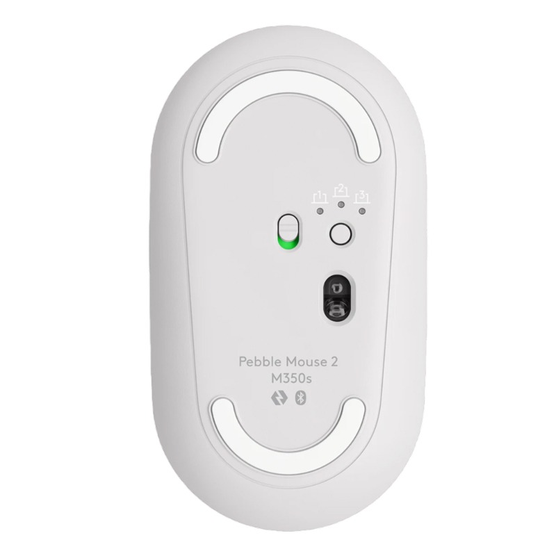  Souris Sans Fil LOGITECH Pebble M350s - Blanc - Image 2