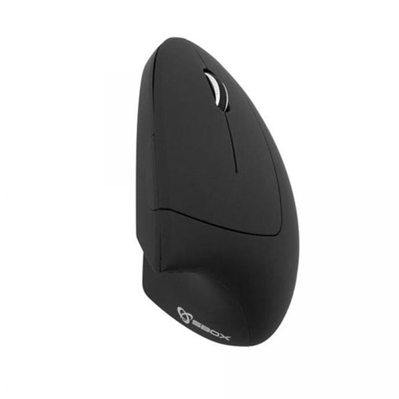 Souris Sans Fil Optique Vertical SBOX VM-065 - Noir - Image 4
