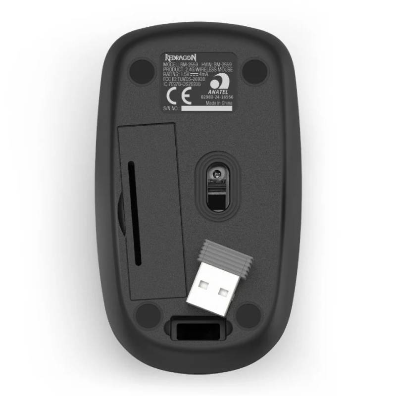 Souris Sans Fil Redragon BM-2559 - Noir - Image 5