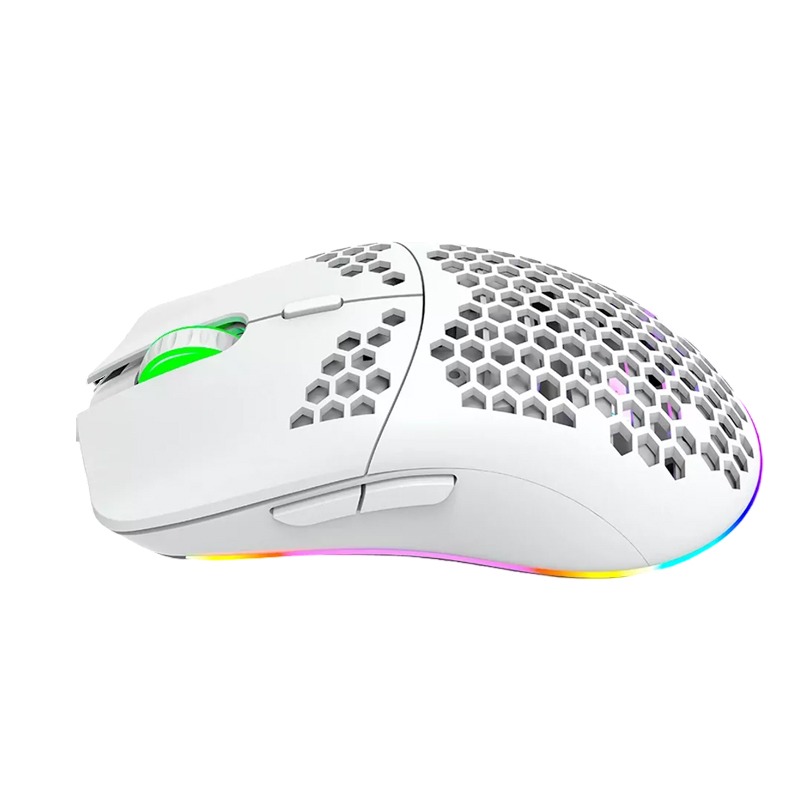 Souris Sans Fil T66 Rechargeable - Blanc - Image 2