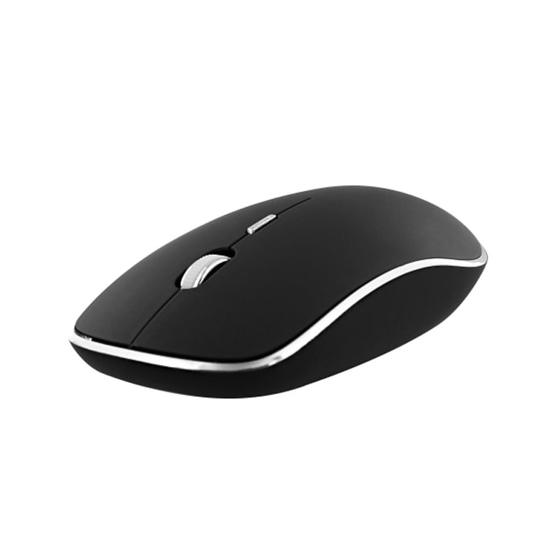 Souris Sans Fil TNB silent click RUBBY MWRUBBY2 - Noir&Silver - Image 2