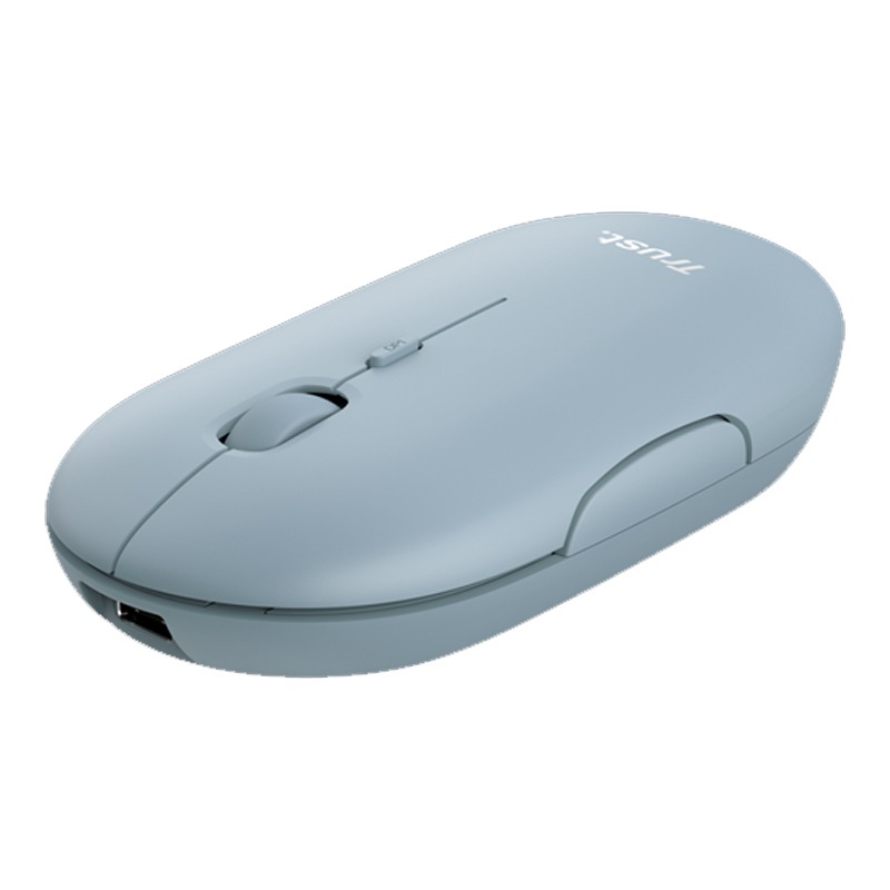 Souris Sans Fil TRUST Puck Ultra Fine Rechargeable - Bleu - Image 2