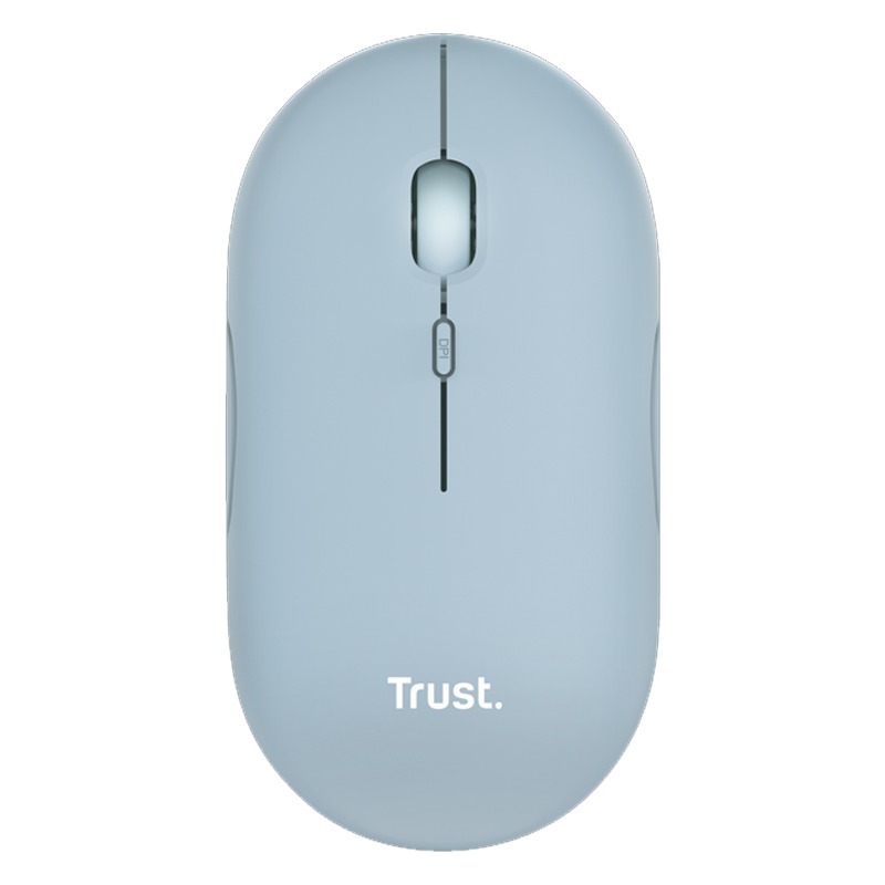 Souris Sans Fil TRUST Puck Ultra Fine Rechargeable - Bleu - Image 3