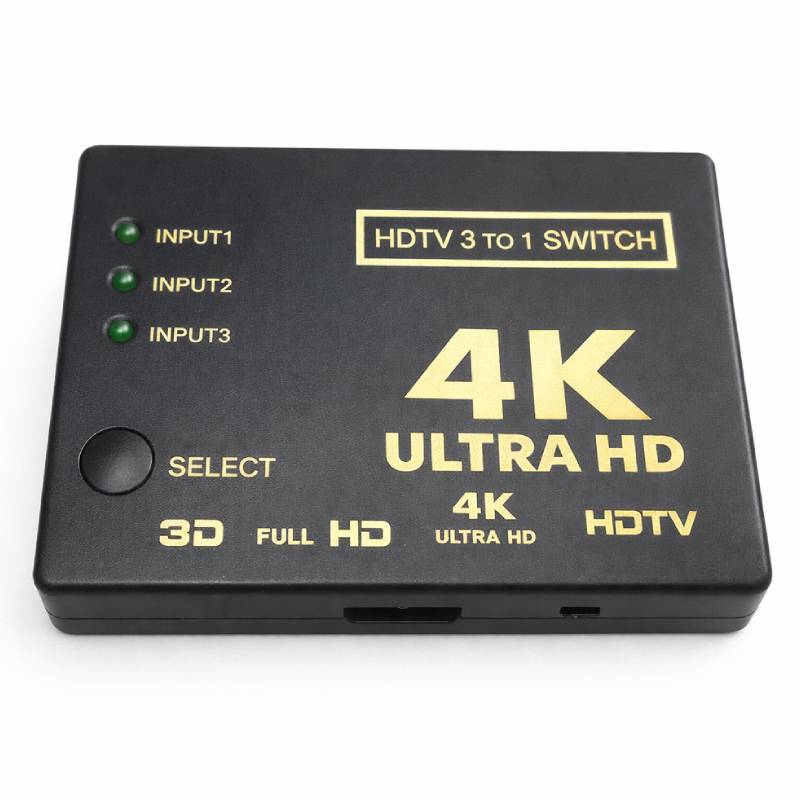 Splitter HDTV 3 Ports HDMI - Noir