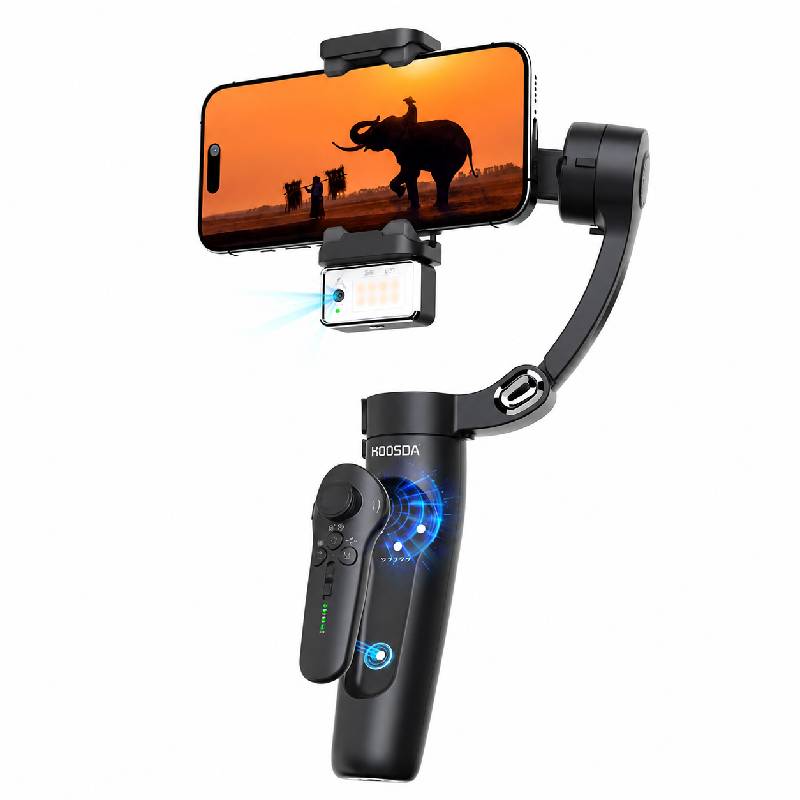 Stabilisateur KOOSDA KM03-BK 3 Axes Avec Suivi Intelligent
