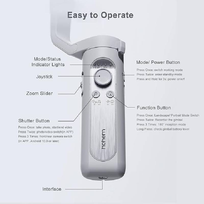 Stabilisateur Smartphone Hohem iSteady XE ISXEK - Image 3