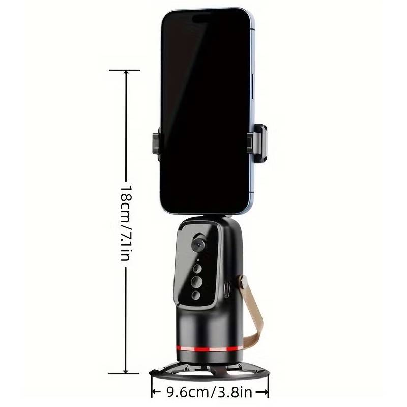Stabilisateur Smartphone Q03-BK Intelligent Rotatif 360° - Noir - Image 5