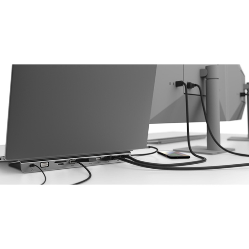 Station d'accueil BELKIN Multiport USB-C 11-en-1 – Sliver - Image 6