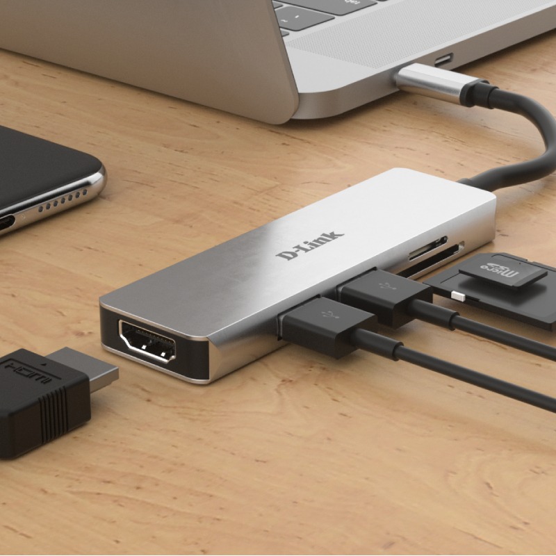 Station d'accueil D-Link Hub USB Type C 5 En 1 (DUB-M530) - Image 4
