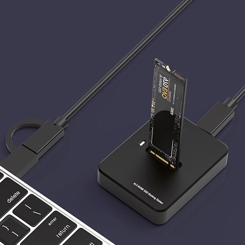 Station d'accueil GEMBIRD Pour disque SSD SATA et NVME M.2 - Noir - Image 5