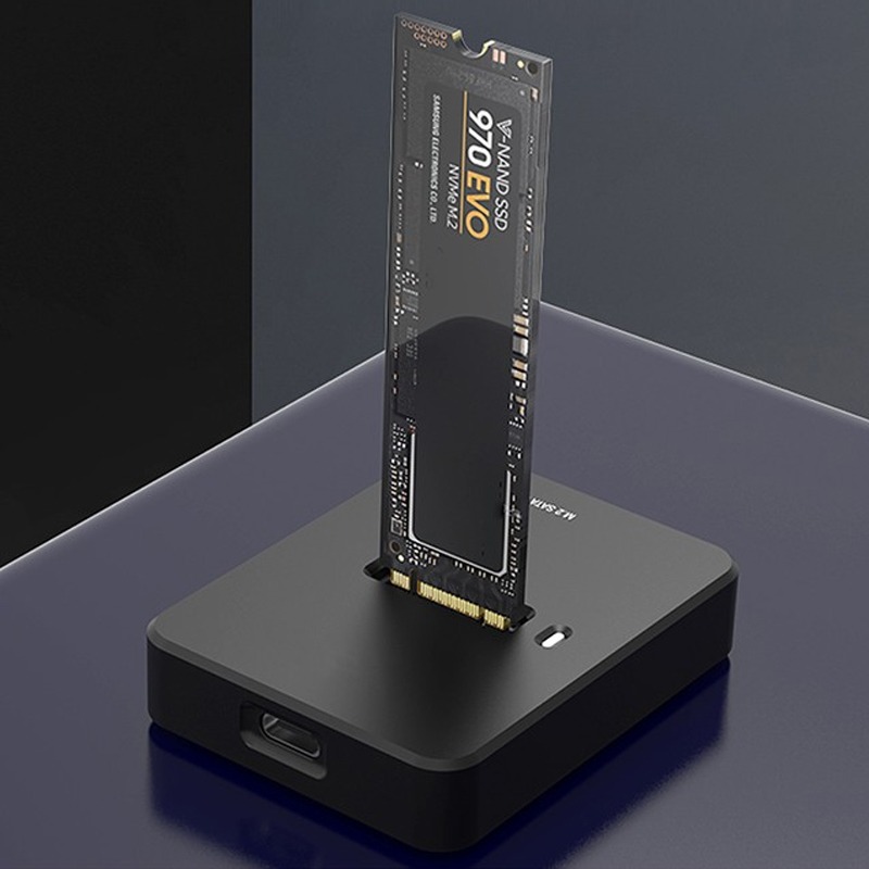 Station d'accueil GEMBIRD Pour disque SSD SATA et NVME M.2 - Noir - Image 4