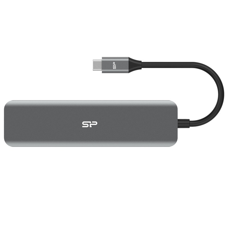 Station d'accueil SILICON POWER SP Boost SU20 USB-C 7 en 1 - Gris - Image 3