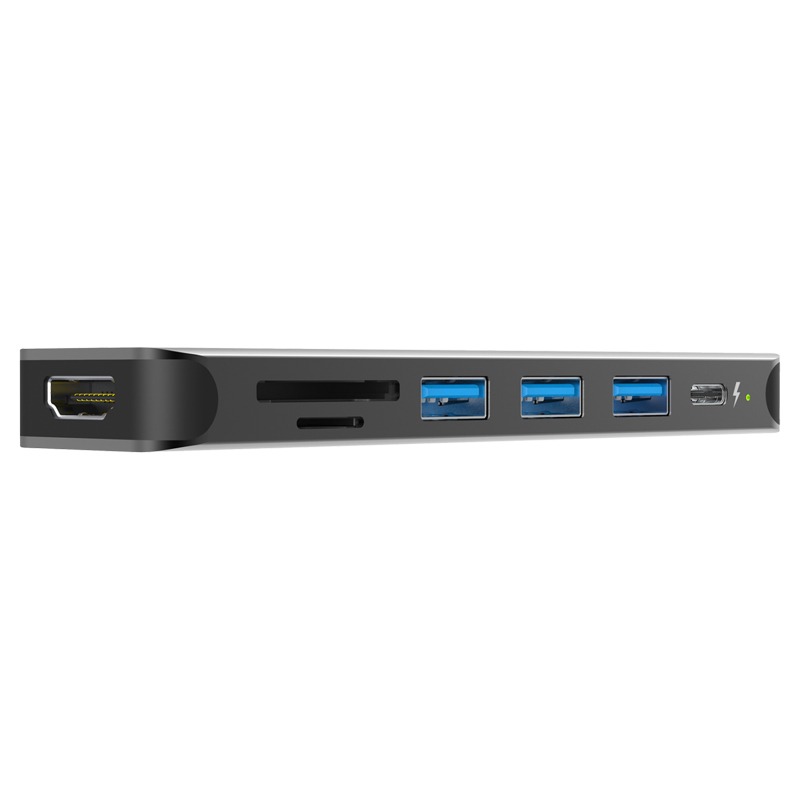 Station d'accueil SILICON POWER SP Boost SU20 USB-C 7 en 1 - Gris - Image 2