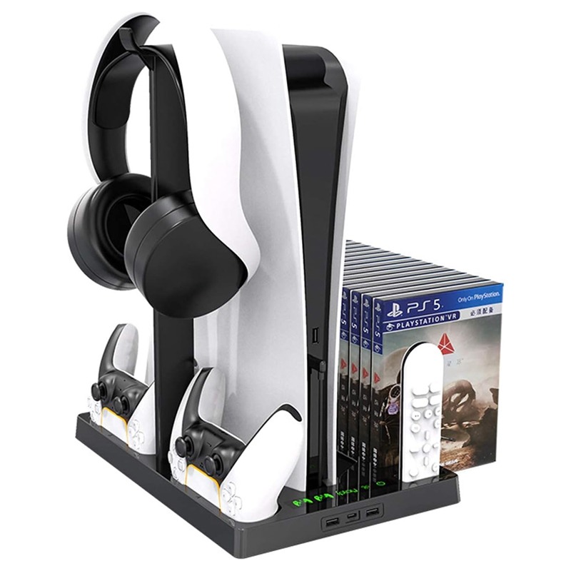 Station de Charge PS5 HBP‑271 avec Ventilateur de Refroidissement