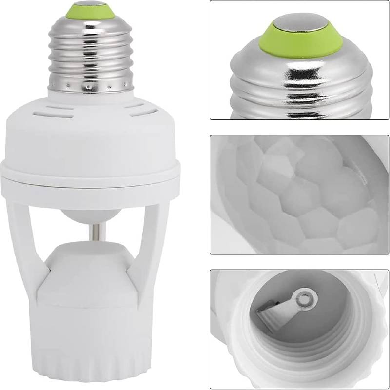 Support Ampoule E27 Intelligent avec Capteur de Mouvement - Image 3