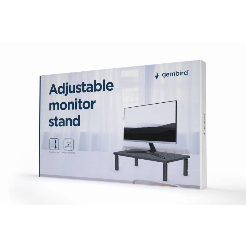 Support De Bureau GEMBIRD Pour Moniteur - Noir - Image 3