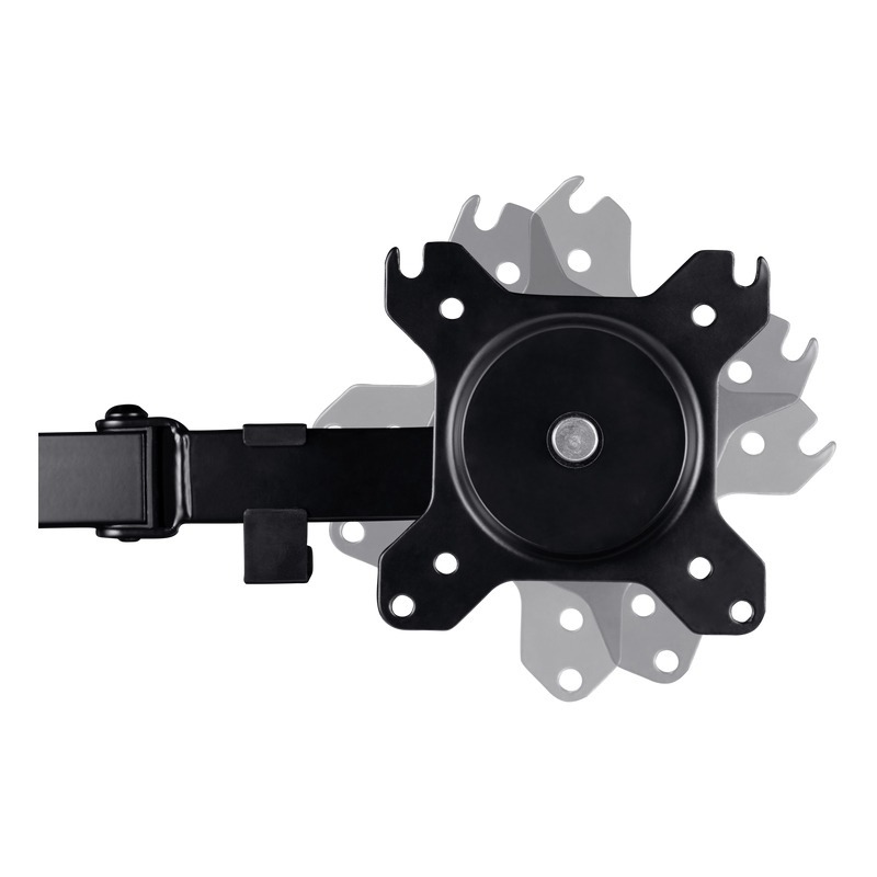 Support de Bureau TRUST GXT 1120 Pour 2 Moniteurs - Noir - Image 4