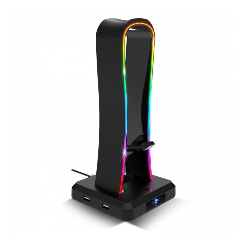 Support de casque SPIRIT OF GAMER STD1 RGB - Noir - Image 2
