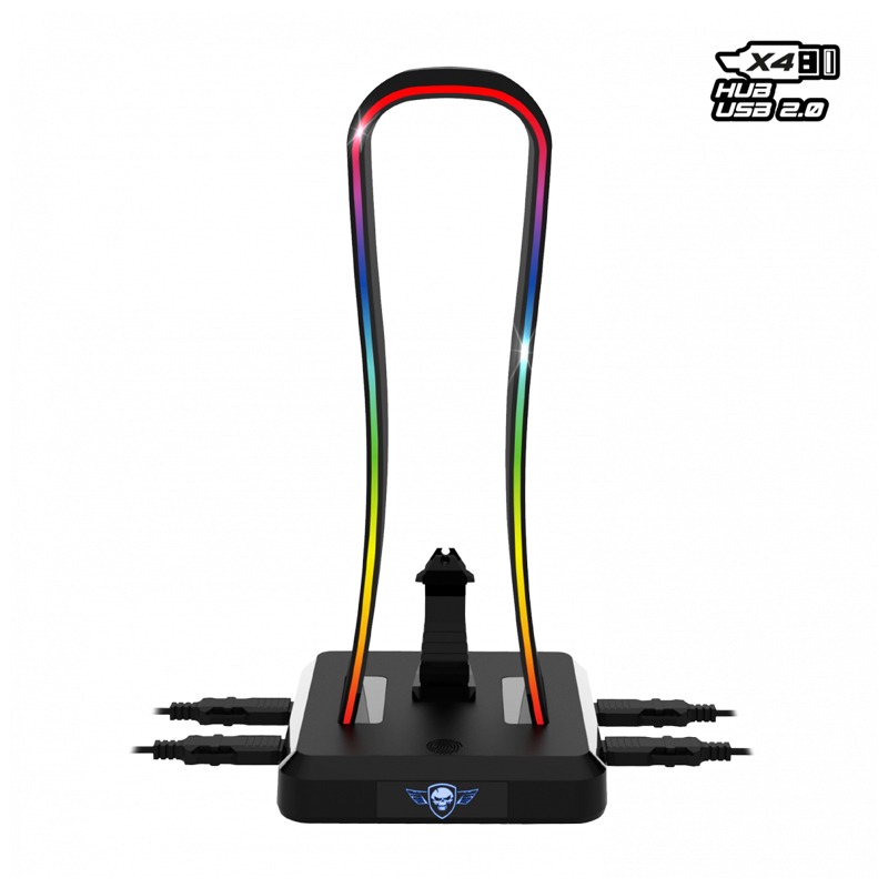 Support de casque SPIRIT OF GAMER STD1 RGB - Noir - Image 4