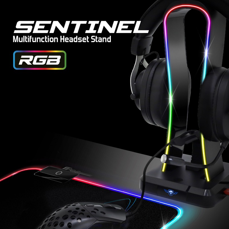 Support de casque SPIRIT OF GAMER STD1 RGB - Noir - Image 5