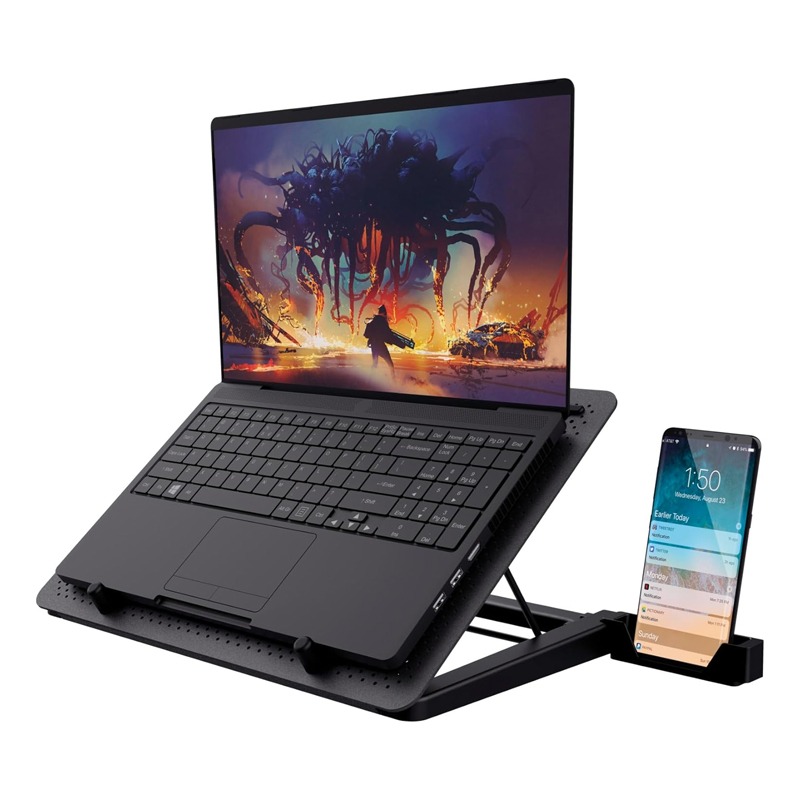 Support de Refroidissement TRUST GXT 1125  Pour Pc Portable 17" - Noir - Image 4