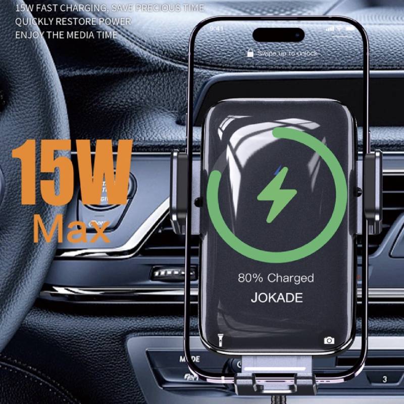 Support MagSafe JOKADE JH044 Avec Charge 15W pour Voiture - Image 2