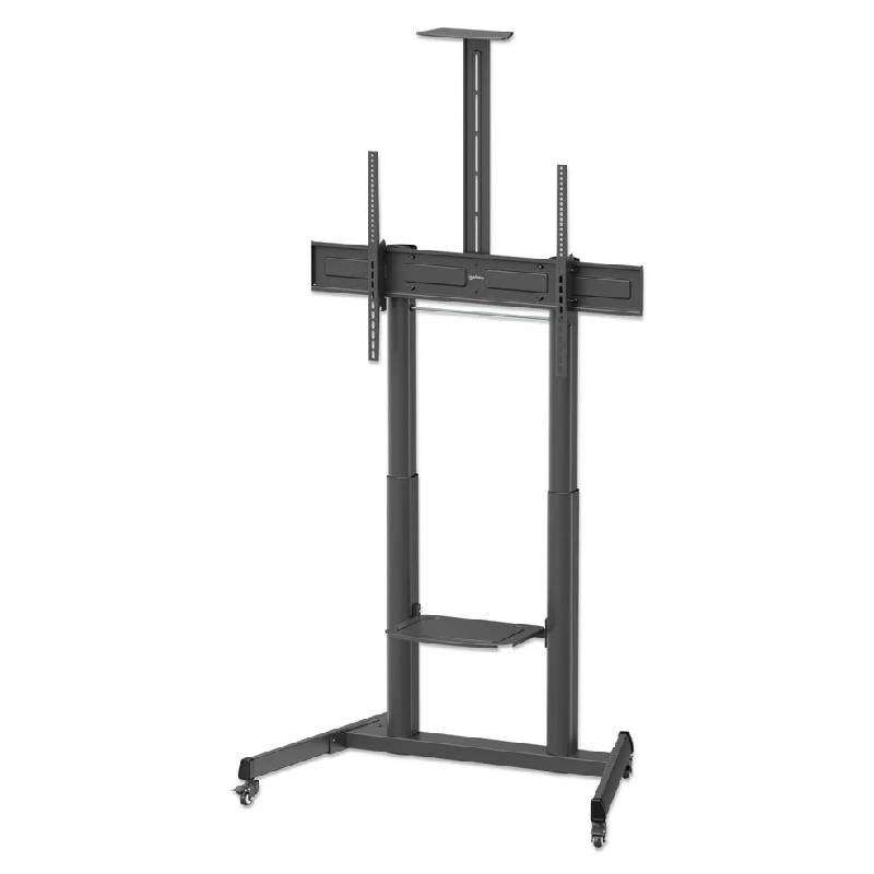 Support Mobile MANHATTAN Avec Roulettes Pour TV 60" - 120" - Noir - Image 2
