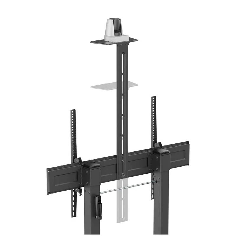 Support Mobile MANHATTAN Avec Roulettes Pour TV 60" - 120" - Noir - Image 5