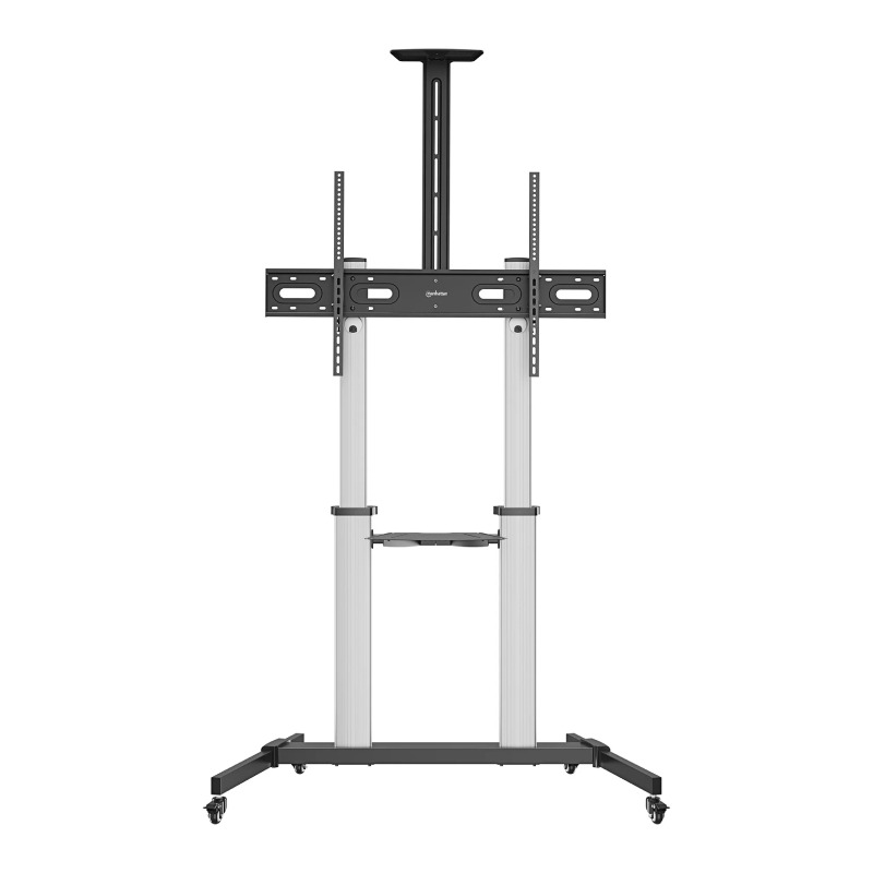 Support Mobile MANHATTAN En Aluminium Avec Etagères Pour TV 60" - 100" (462563) - Image 2