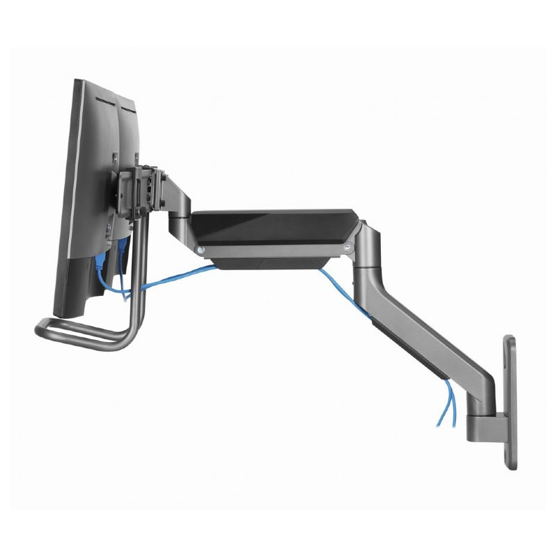 Support Mural Mobile GEMBIRD MA-WA2-02 Pour 2 Écrans 17"- 32" - Image 4