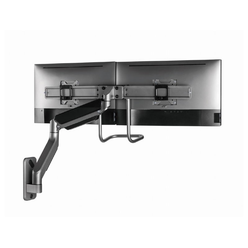 Support Mural Mobile GEMBIRD MA-WA2-02 Pour 2 Écrans 17"- 32" - Image 3