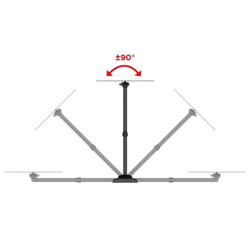 Support Mural MELICONI FDR 200 Pour TV 26'' - 45'' - Image 3