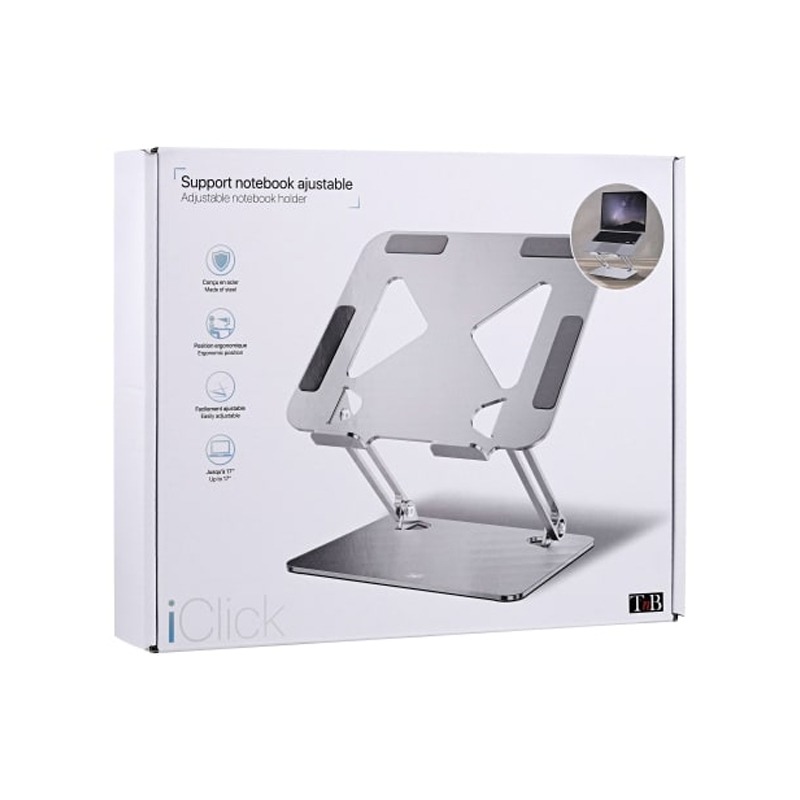 Support Pour Notebook TNB iClick Pliable - Aluminium - Image 7