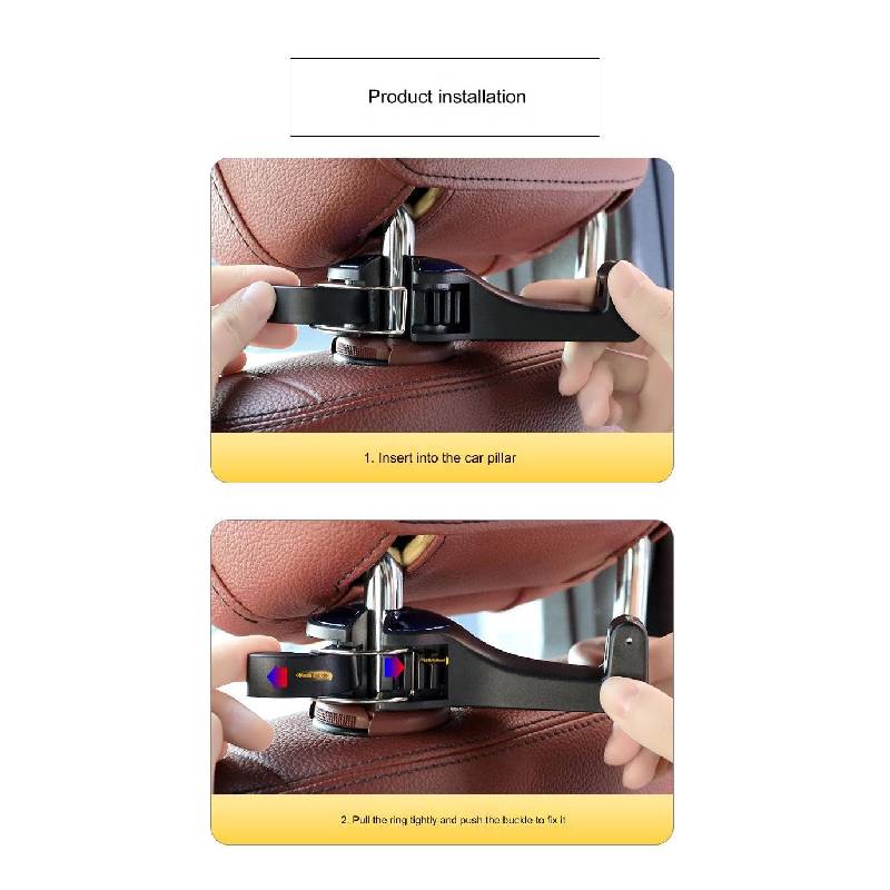 Support téléphone multifonction rotatif pliable pour voiture - Image 4