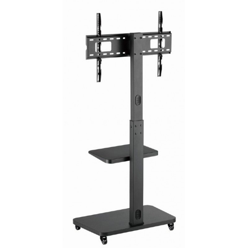 Support TV AU SOL EN ALUMINIUM GEMBIRD au sol avec roulettes 37" - 75" - Image 2